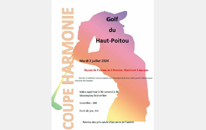 Coupe Harmonie au HAUT POITOU