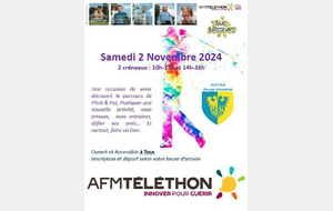 Opération telethon du 2 novembre 2024