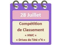 Compétition de Classement  HWC  et Drive de l'été n°4