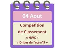 Compétition de Classement  HWC  et Drive de l'été n°5